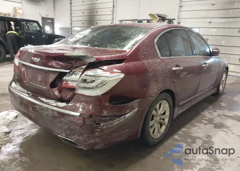 2012 Hyundai Genesis 3.8 z USA, uszkodzony, nr VIN KMHGC4DD2CU183114